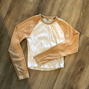 Forever 21 FCT Basics Crop Long Sleeve Top